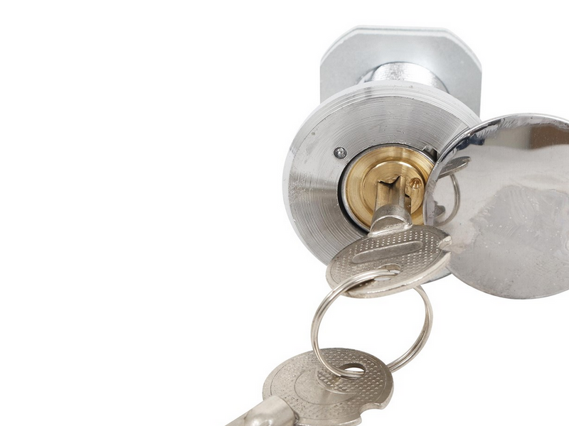 Boxer External release for automatic door openers with key