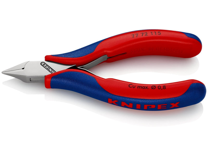 KNIPEX Elektronik-Seitenschneider, mit durchgestecktem Gelenk