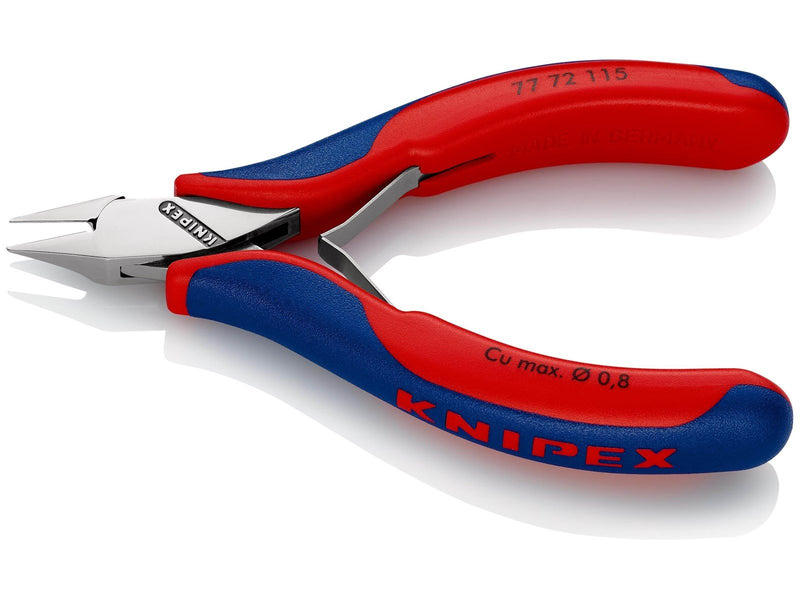 KNIPEX Elektronik-Seitenschneider, mit durchgestecktem Gelenk