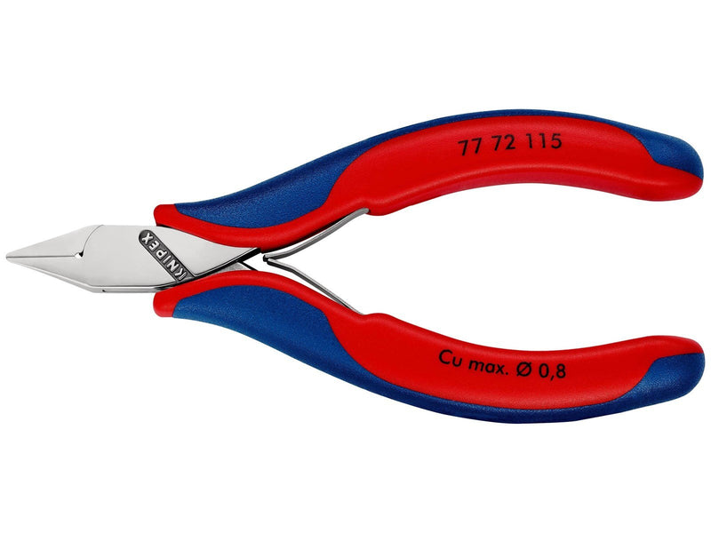 KNIPEX Elektronik-Seitenschneider, mit durchgestecktem Gelenk