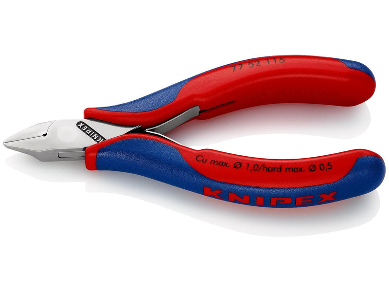 KNIPEX Elektronik-Seitenschneider, mit durchgestecktem Gelenk