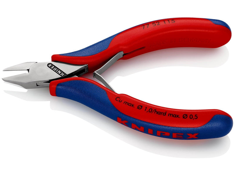 KNIPEX Elektronik-Seitenschneider, mit durchgestecktem Gelenk