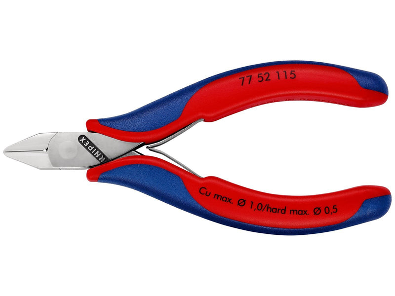 KNIPEX Elektronik-Seitenschneider, mit durchgestecktem Gelenk