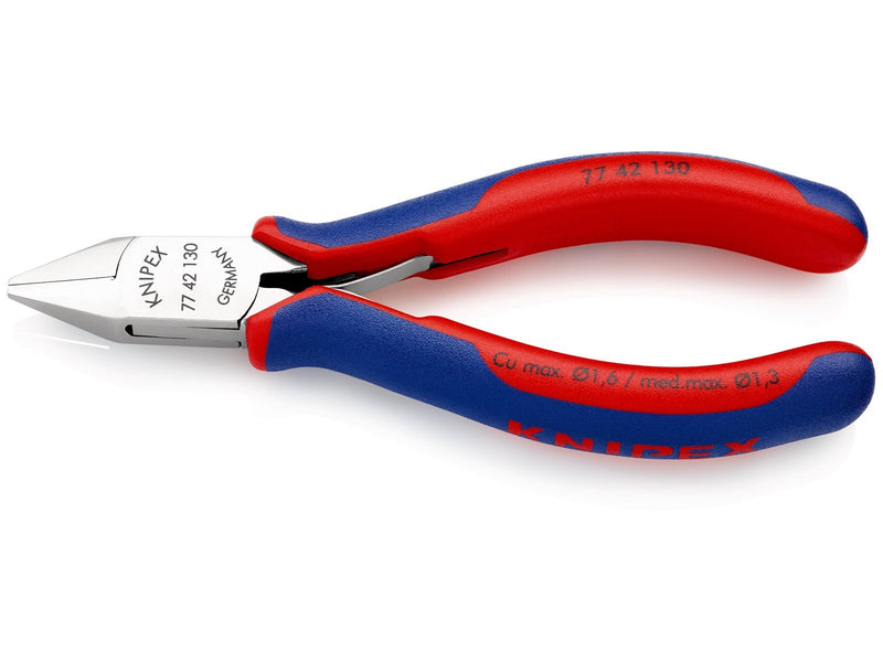 KNIPEX Elektronik-Seitenschneider, mit durchgestecktem Gelenk