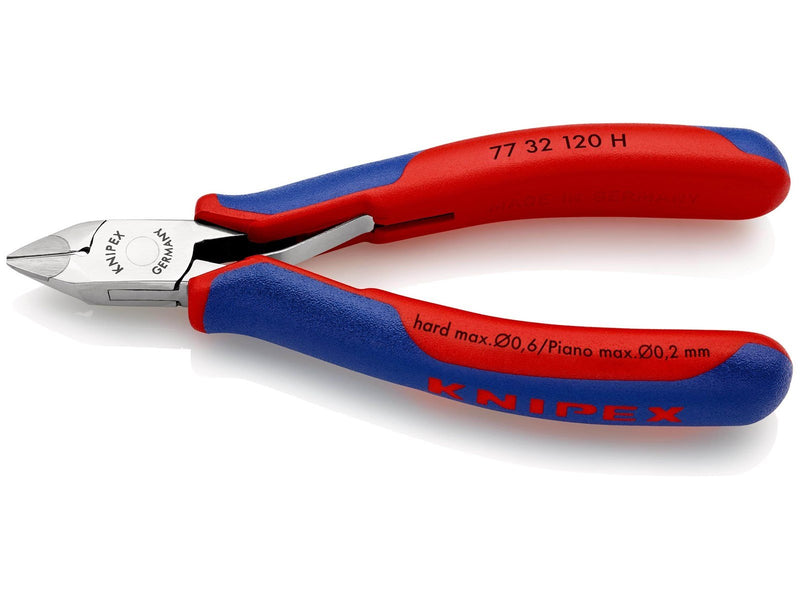 KNIPEX Elektronik-Seitenschneider, mit eingesetzter Hartmetallschneide