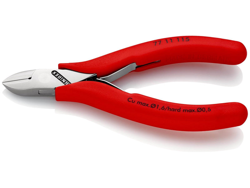 KNIPEX Elektronik-Seitenschneider, mit durchgestecktem Gelenk