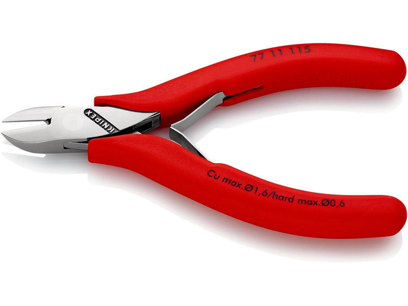 KNIPEX Elektronik-Seitenschneider, mit durchgestecktem Gelenk