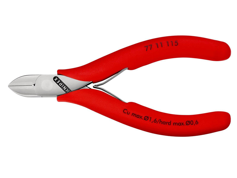 KNIPEX Elektronik-Seitenschneider, mit durchgestecktem Gelenk