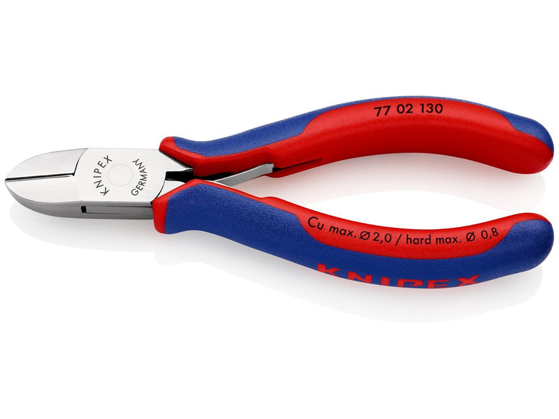 KNIPEX Elektronik-Seitenschneider, mit durchgestecktem Gelenk