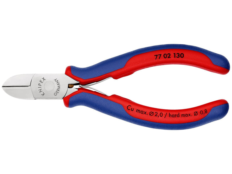 KNIPEX Elektronik-Seitenschneider, mit durchgestecktem Gelenk