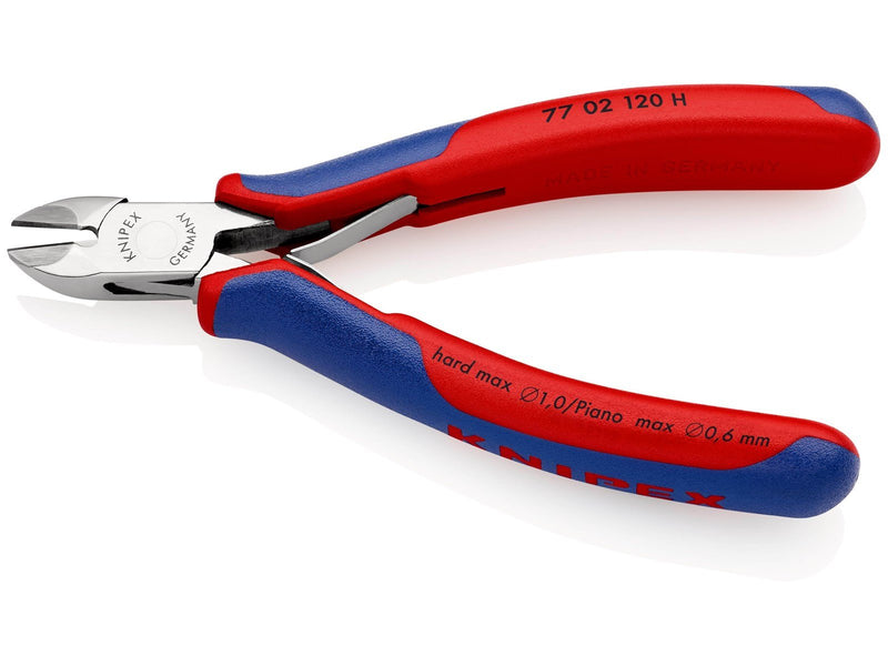 KNIPEX Elektronik-Seitenschneider, mit eingesetzter Hartmetallschneide