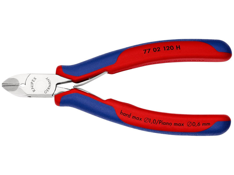 KNIPEX Elektronik-Seitenschneider, mit eingesetzter Hartmetallschneide
