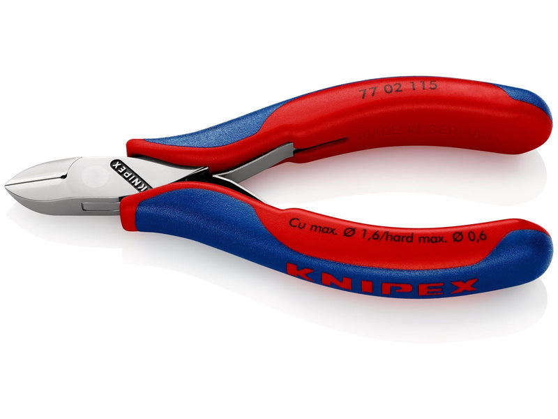 KNIPEX Elektronik-Seitenschneider, mit durchgestecktem Gelenk