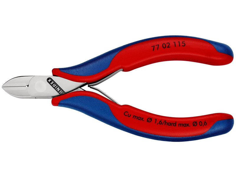 KNIPEX Elektronik-Seitenschneider, mit durchgestecktem Gelenk