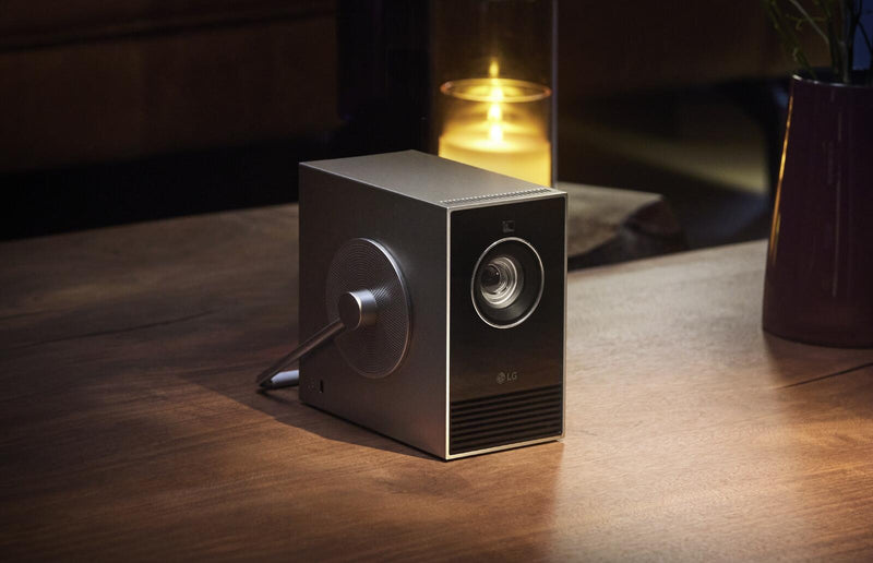 LG HU710PB Cinebeam Qube mobiler Laser Beamer 500 ANSI Lumen