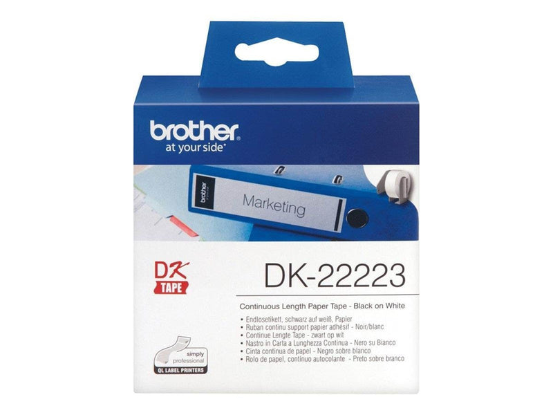 Brother Label roll/white 50mmx30 48m f Q