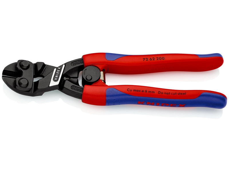 KNIPEX Kraft-Bündigschneider, für Weichmetall und Kunststoff