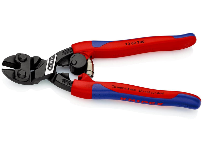 KNIPEX Kraft-Bündigschneider, für Weichmetall und Kunststoff