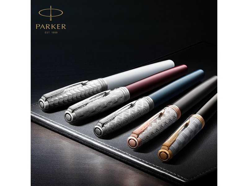 Parker Sonnet Füller | Matt-Schwarze Lackierung mit Goldzierteilen | Füllfederhalter mit feiner Feder | Geschenkbox