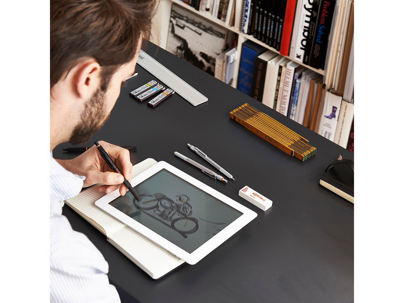 Rotring rOtring 800+ Druckbleistift mit Stylus für Touchscreen | 0,5 mm | schwarzer Schaft