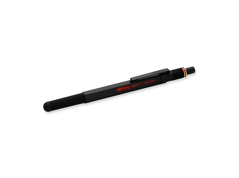 Rotring rOtring 800+ Druckbleistift mit Stylus für Touchscreen | 0,5 mm | schwarzer Schaft