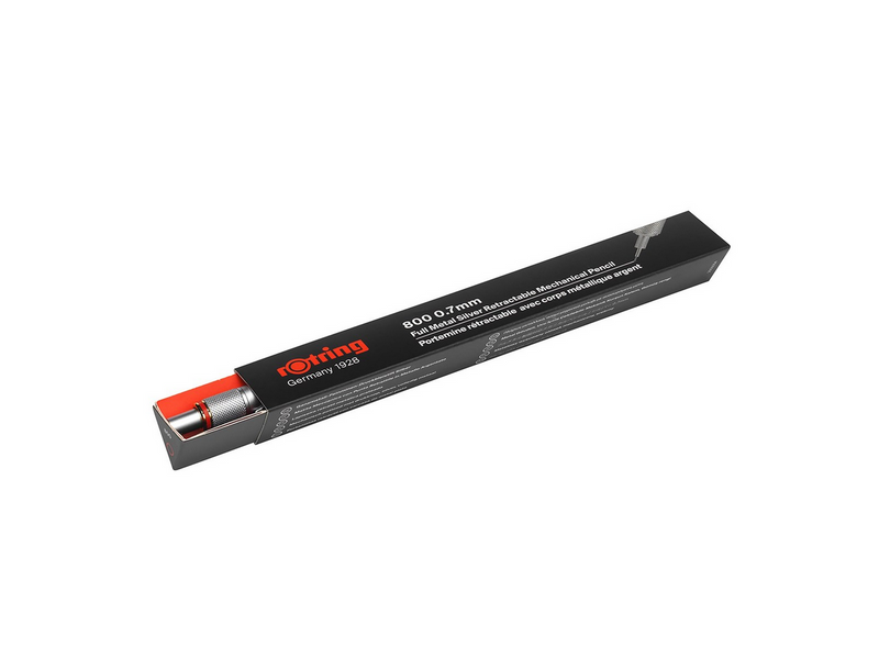 Rotring rOtring 800-Druckbleistift | 0,7 mm | Silberfarbener Schaft