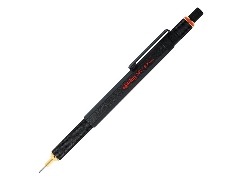 Rotring rOtring 800 Druckbleistift mit Einzug | 0,7 mm | Schwarz