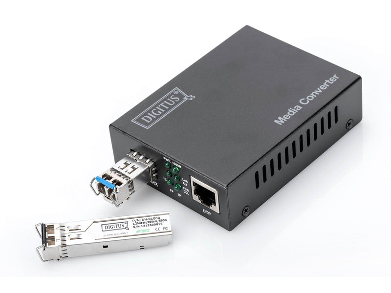 DIGITUS DN-82130 Gigabit Media Converter RJ45 / SFP
