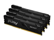Kingston FURY Beast DDR4-3600 - 64GB - CL18 - Quad Channel (4 pcs) - Intel XMP - Schwarz