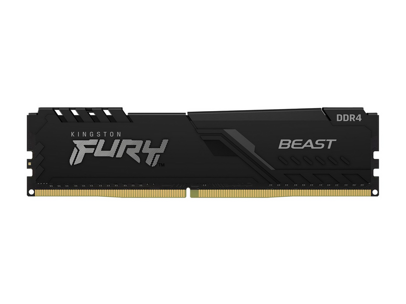 Kingston FURY Beast DDR4-3600 - 64GB - CL18 - Quad Channel (4 pcs) - Intel XMP - Schwarz