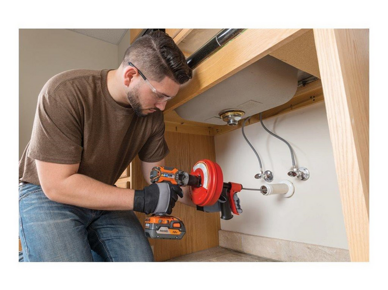 Ridgid Power Spin+ afløbsrensemaskine