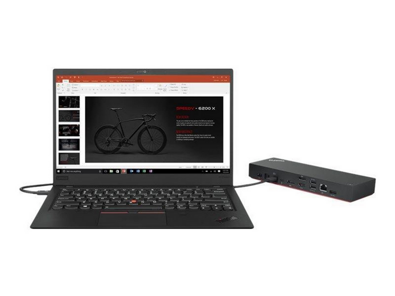 Lenovo Universal Thunderbolt 4 Dock - 2-Port DP - 135W PD - 1GbE