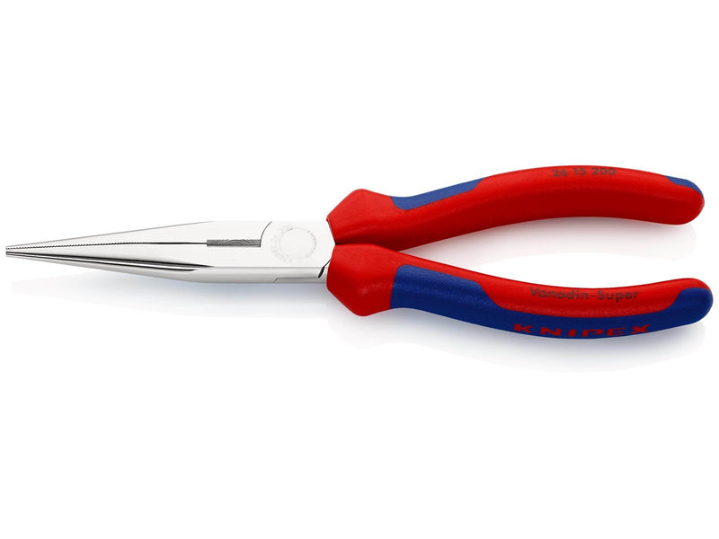 KNIPEX Flachrundzangen mit Schneide, (Storchschnabelzangen)