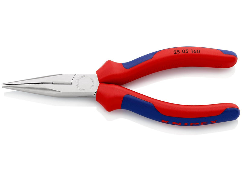 KNIPEX Flachrundzangen mit Schneide, (Radiozangen)