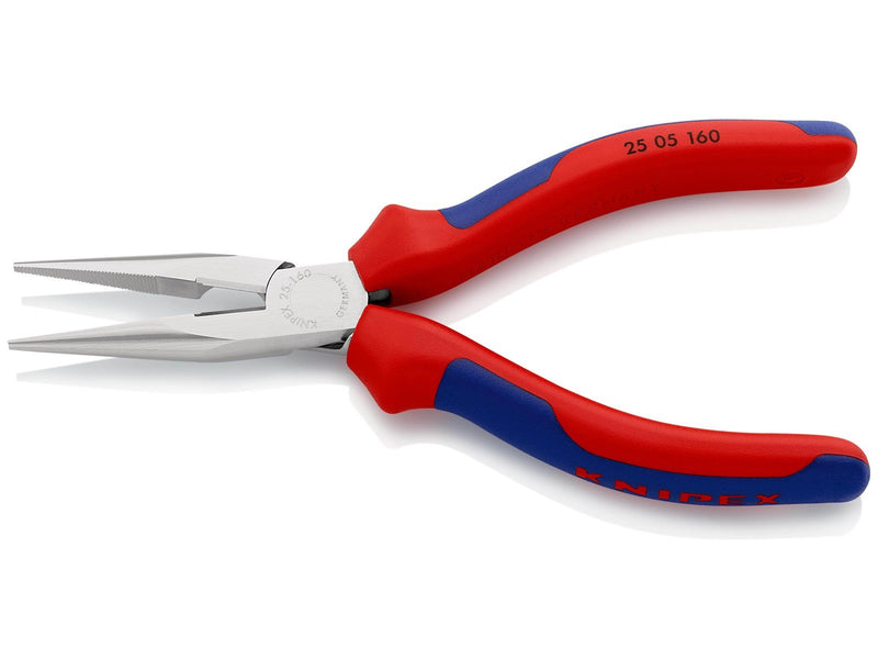 KNIPEX Flachrundzangen mit Schneide, (Radiozangen)
