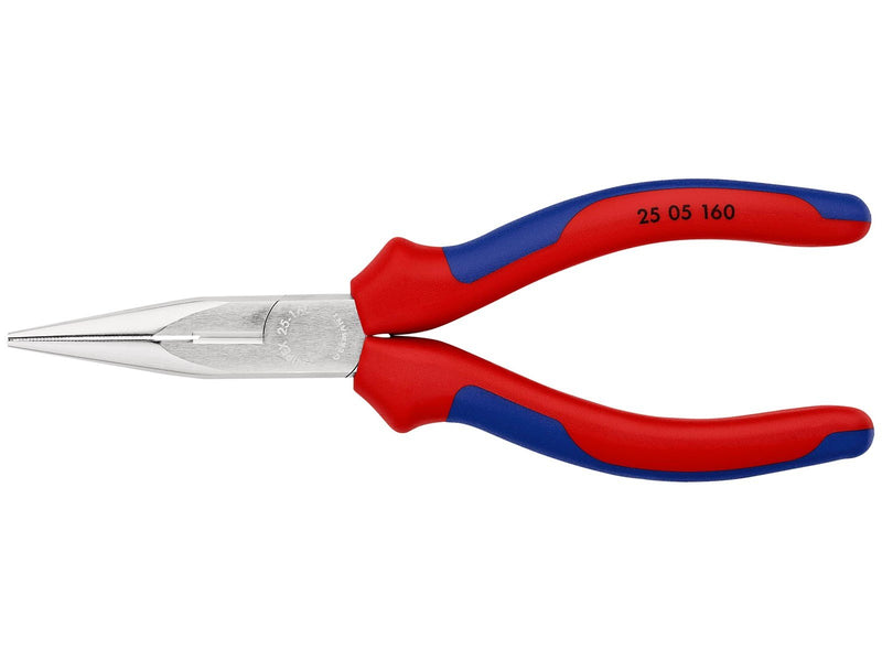 KNIPEX Flachrundzangen mit Schneide, (Radiozangen)