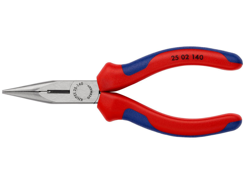 KNIPEX Flachrundzangen mit Schneide, (Radiozangen)