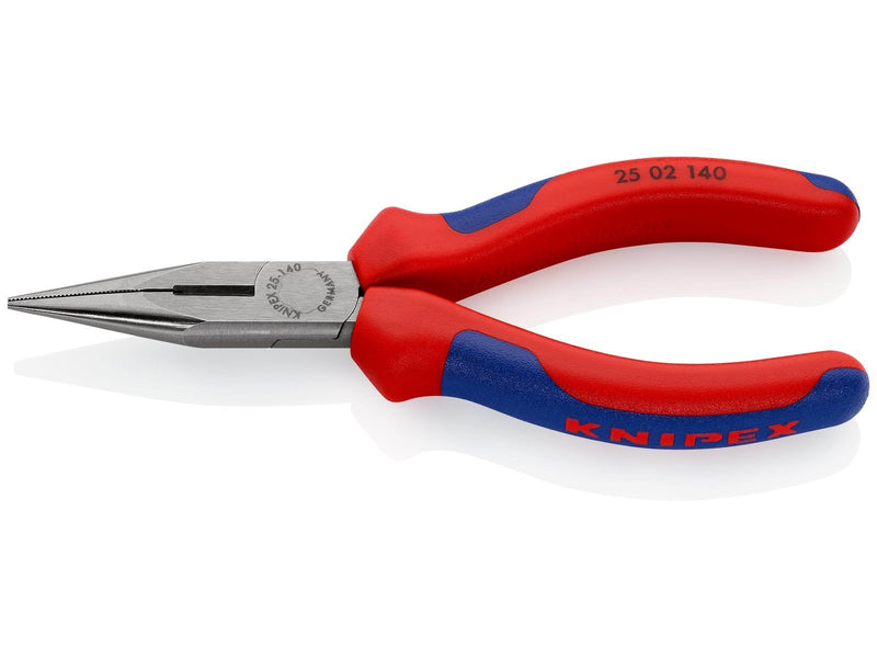 KNIPEX Flachrundzangen mit Schneide, (Radiozangen)