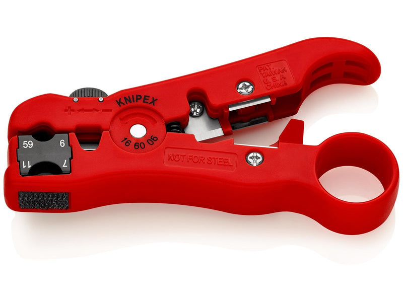 KNIPEX Abisolierwerkzeug für Koaxial- und Datenkabel