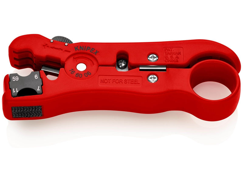 KNIPEX Abisolierwerkzeug für Koaxial- und Datenkabel