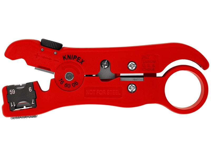 KNIPEX Abisolierwerkzeug für Koaxial- und Datenkabel