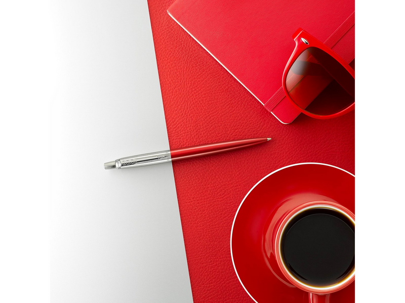 Parker Jotter London Trio Discovery Pack: Kugelschreiber (Royal Blue) | Gelstifte (Red Kensington) & Druckbleistift (Edelstahl)