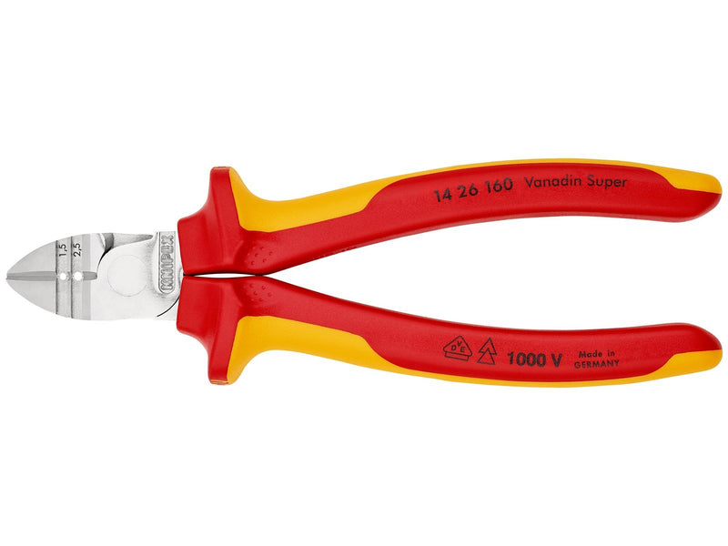 KNIPEX Abisolier-Seitenschneider