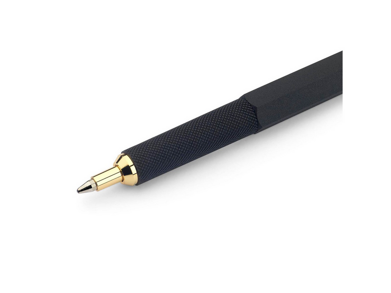 Rotring rOtring 800 Kugelschreiber | mittlere Spitze | Schwarze Tinte | Schwarze Schaft | nachfüllbar