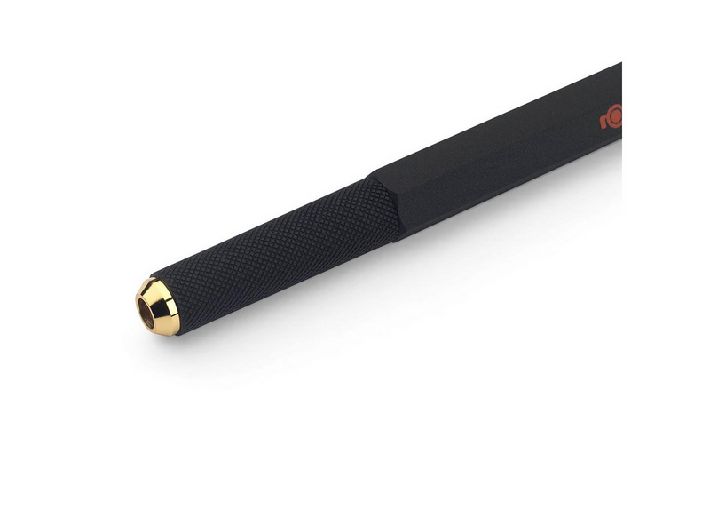 Rotring rOtring 800 Kugelschreiber | mittlere Spitze | Schwarze Tinte | Schwarze Schaft | nachfüllbar
