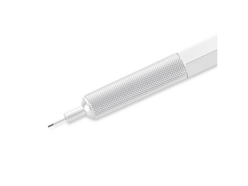 Rotring rOtring 600 Druckbleistift | 0,5 mm | Silber | Ergonomisches Vollmetallgehäuse