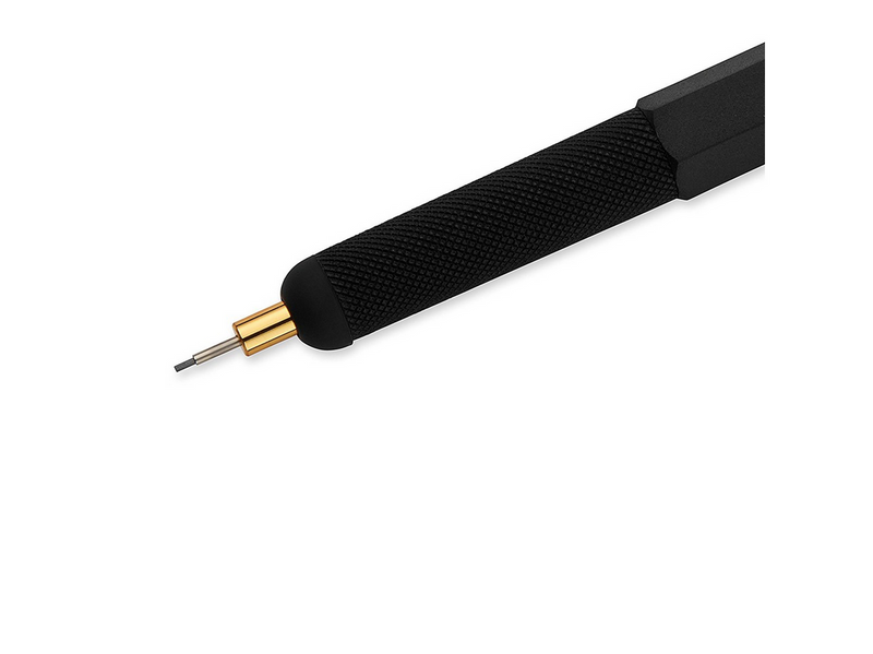 Rotring rOtring 800 Druckbleistift | 0,5 mm | Schwarz Vollmetall
