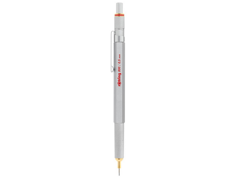Rotring rOtring 800 Druckbleistift mit Einzug | 0,5 mm | Silber
