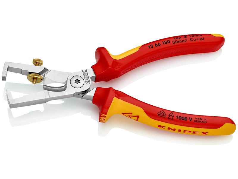 KNIPEX StriX®, Abisolierzangen mit Kabelschere