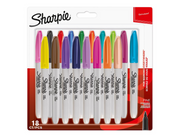 Sharpie Permanent Marker | Marker Stifte mit feiner Spitze | gemischte Farben | 18 Stück Market Set